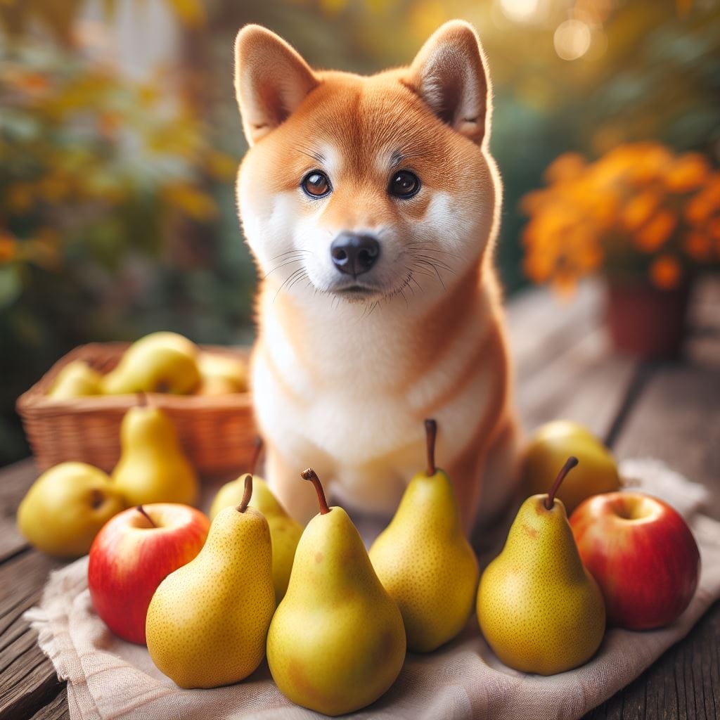 How to feed Pears to dogs