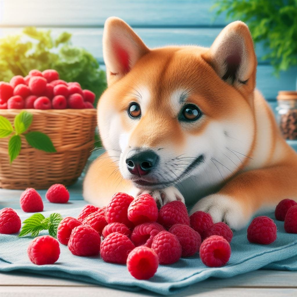 How to feed Raspberries to dogs?