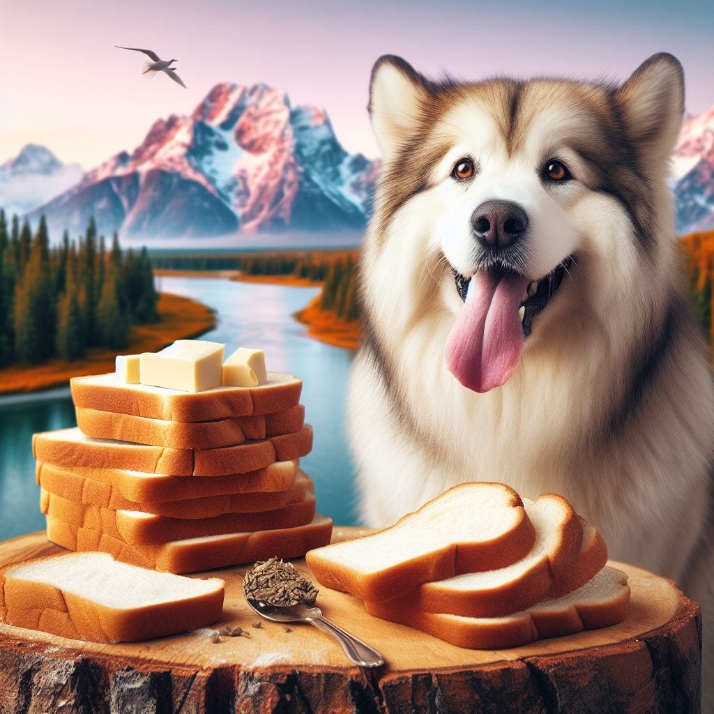 How much Bread can dogs eat?