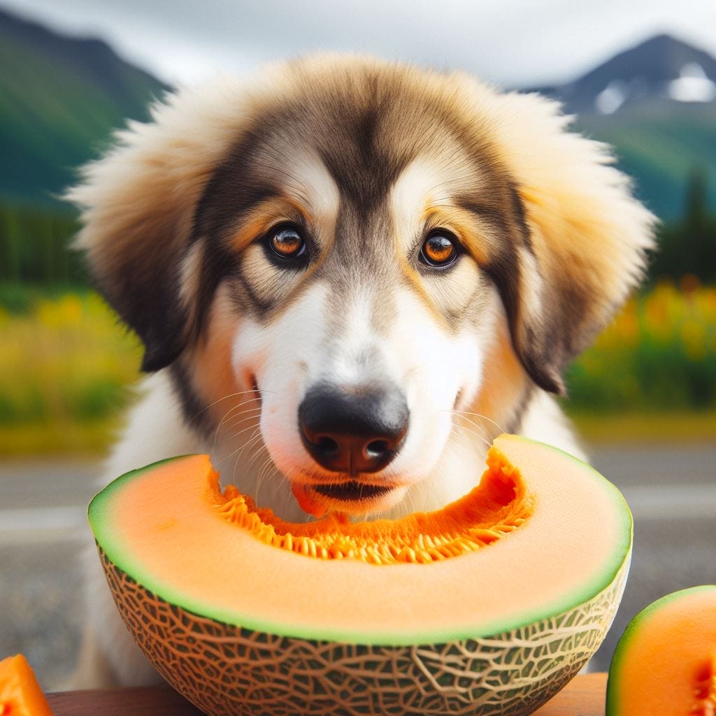 How much Cantaloupe can dogs eat?