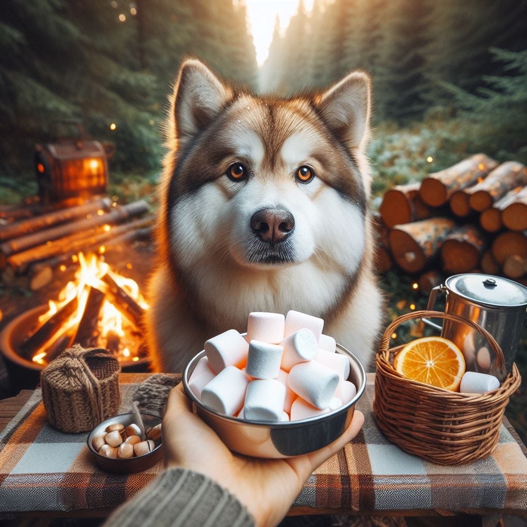 How to feed Marshmallows to dogs?